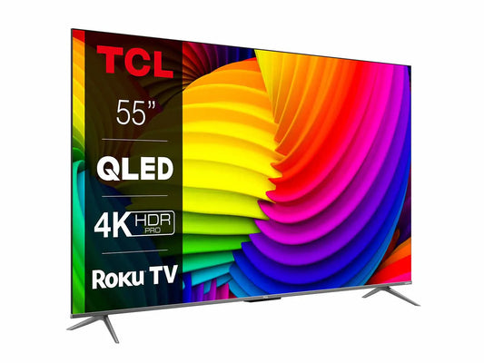 55" TCL 55RC630K 4K HDR Roku Smart QLED TV - Electronic World TV
