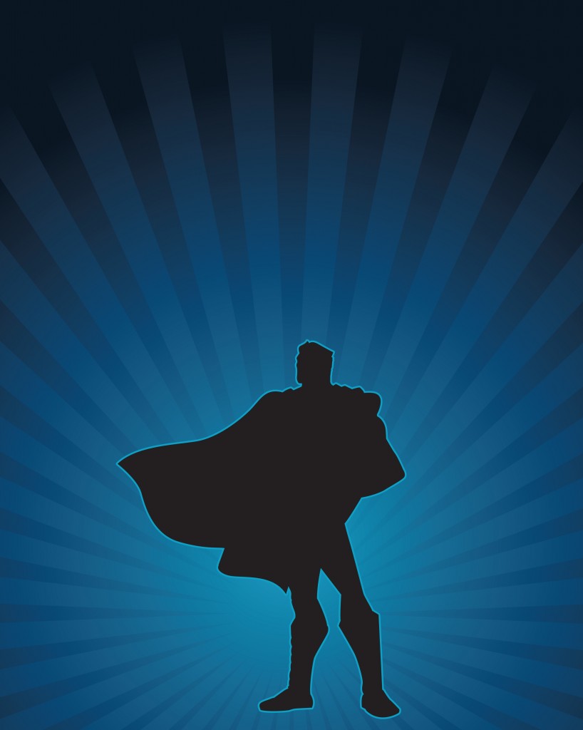 Superman silhouette