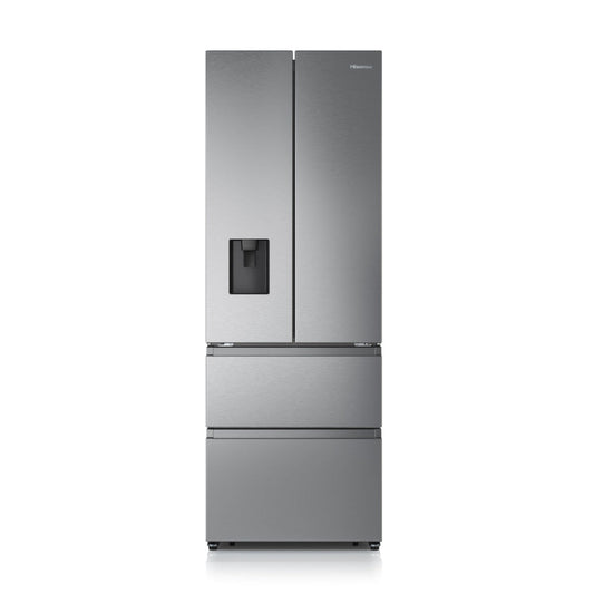 HISENSE RF632N4WIE SILVER NARROW AMERICAN FRIDGE FREEZER - Electronic World TV