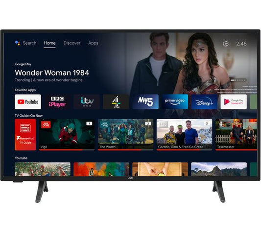 43" JVC LT-43CA420 Full HD Freeview Play Android Smart LED TV - Electronic World TV