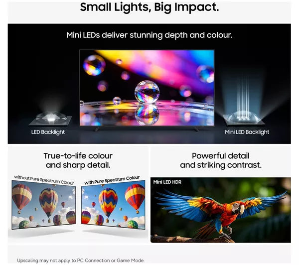 43" Samsung UE43M70H 4K HDR Smart Mini LED TV
