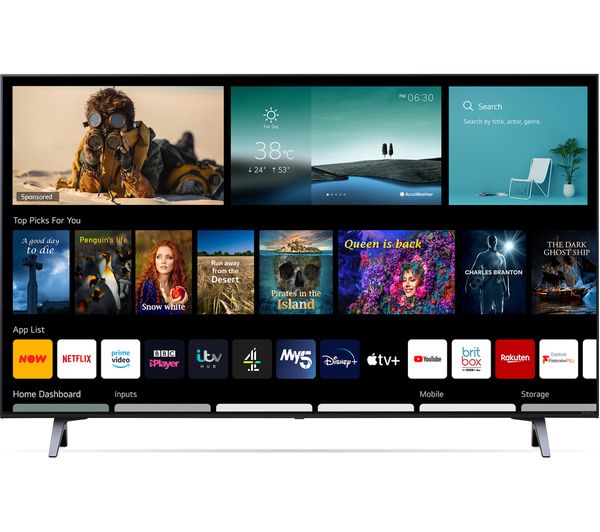 43" LG 43NANO756PR 4K HDR Nano Cell Smart LED TV