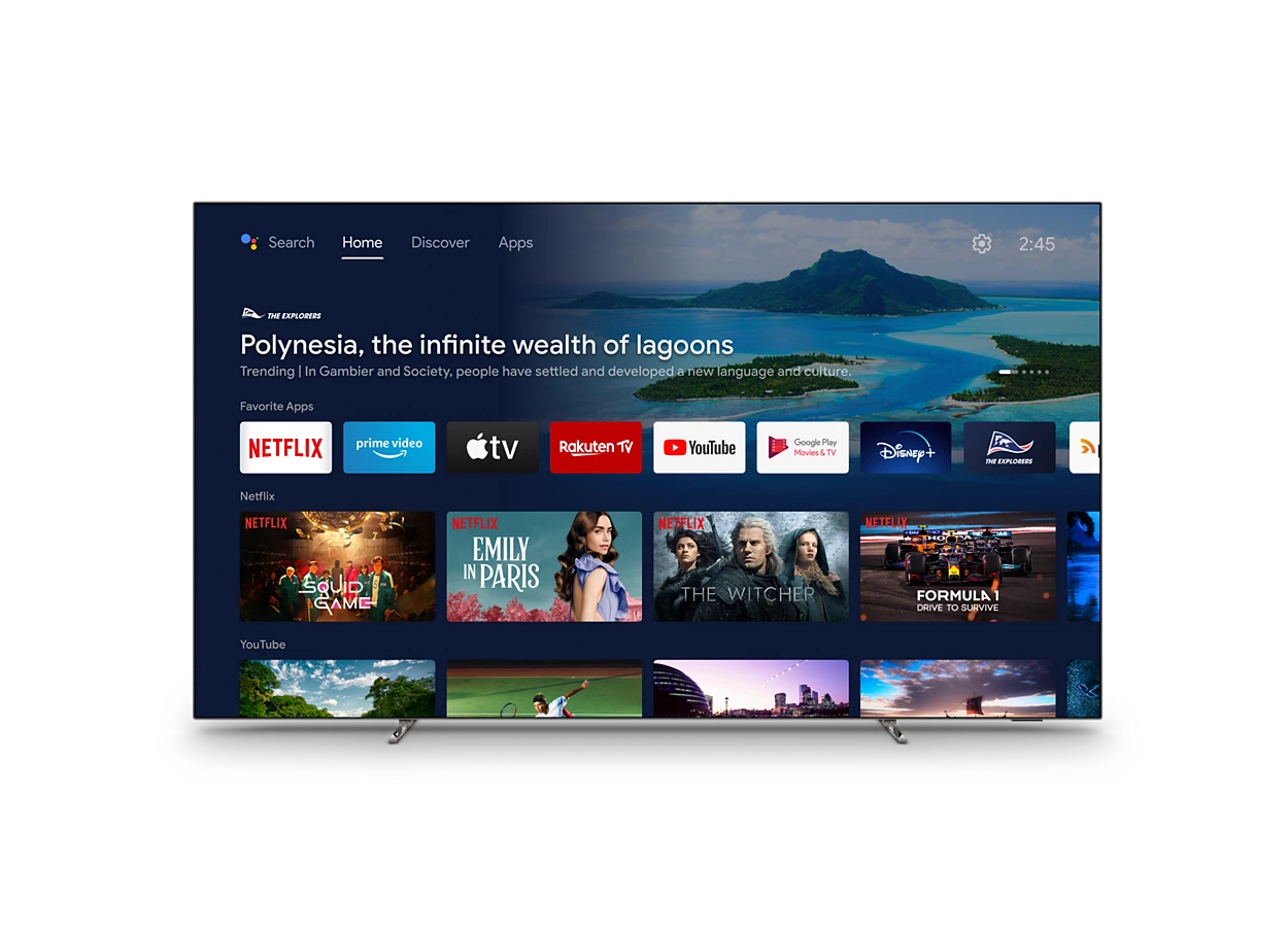 48" Philips Ambilight 48OLED707/12 4K HDR Android Smart OLED TV