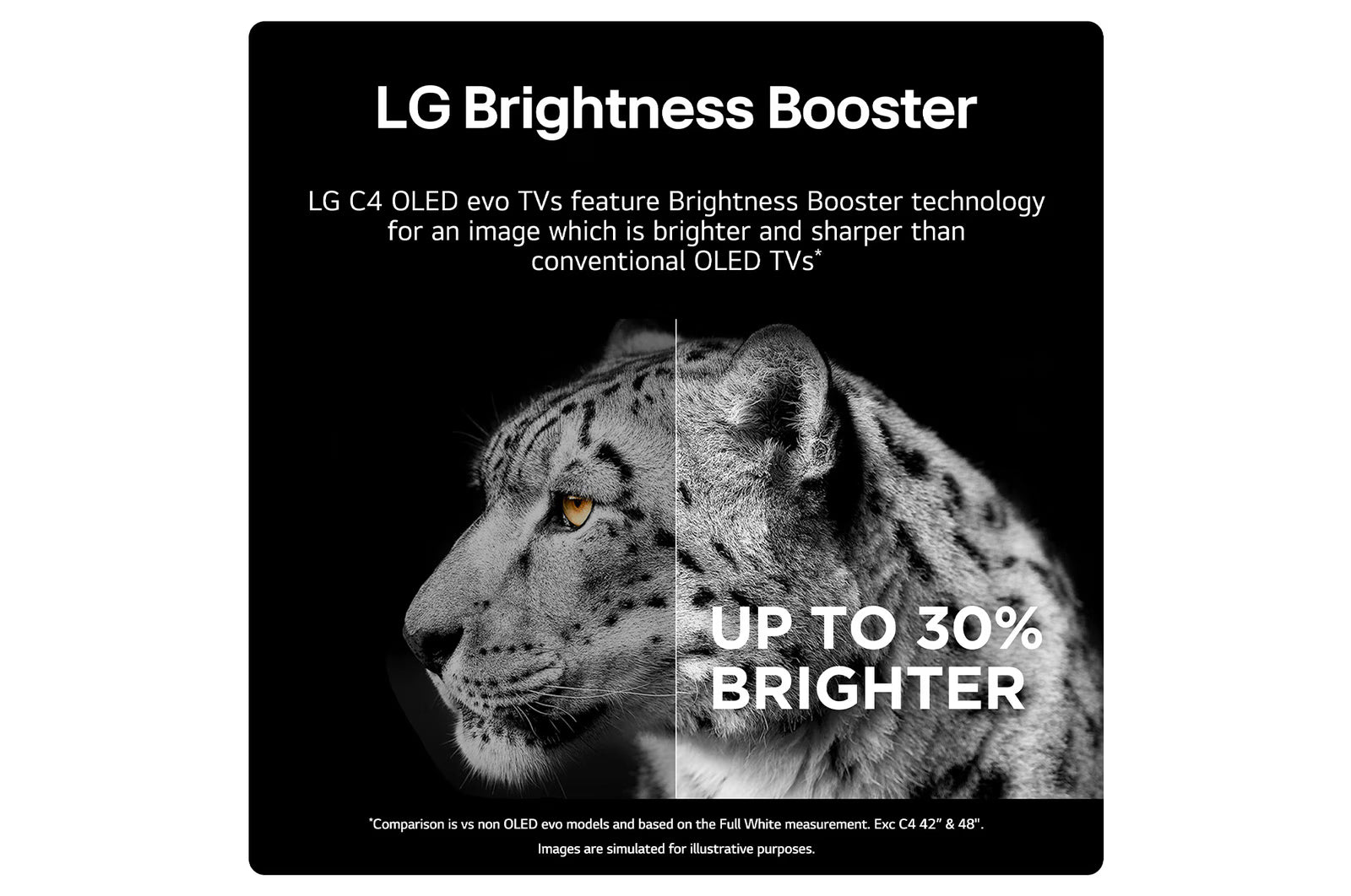 48" LG Evo OLED48C44LA 4K HDR Smart Evo OLED TV