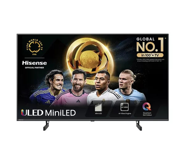 50" Hisense 50U6NQTUK 4K HDR Smart Mini LED TV - Electronic World TV