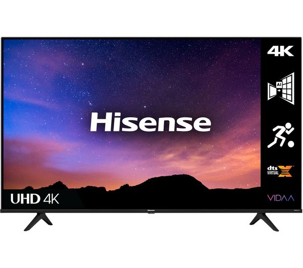 50" Hisense 50A6GTUK 4K HDR Freeview Play Smart LED TV - Electronic World TV