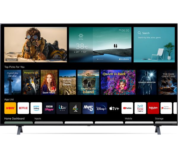 50" LG 50NANO756PA 4K HDR Nano Cell Smart LED TV