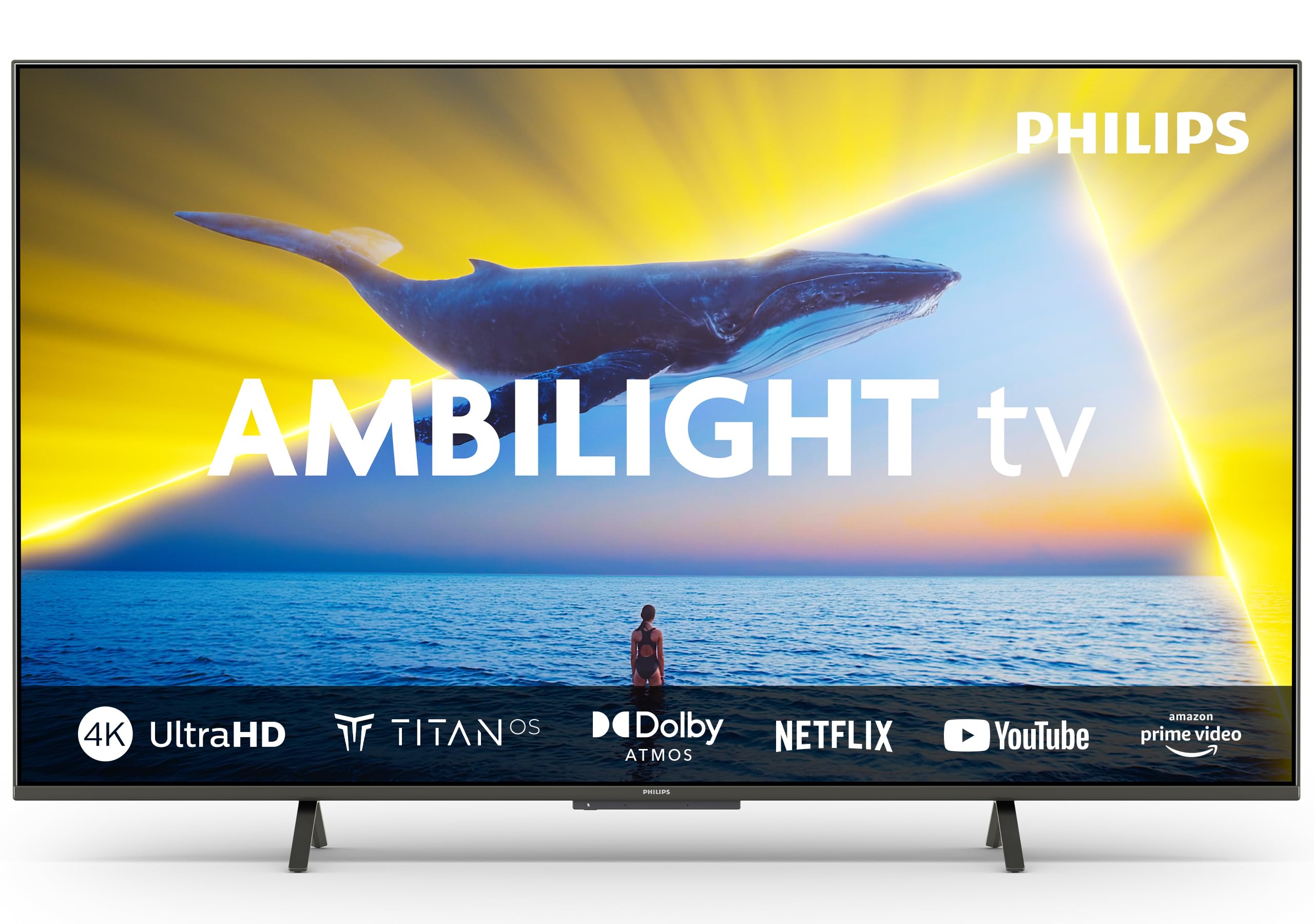 43" Philips 43PUS8109 Ambilight 4K HDR Android Smart LED TV - Electronic World TV