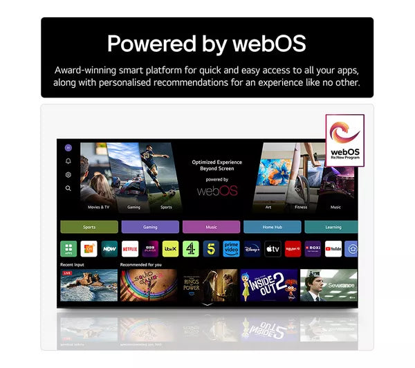 55" LG 55QNED86A6A 4K HDR Smart Mini LED TV