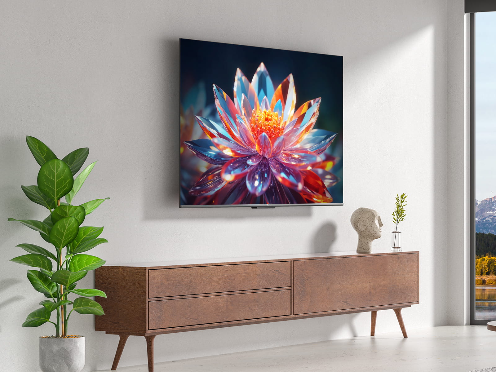 55" TCL 55T6C 4K HDR Smart QLED TV