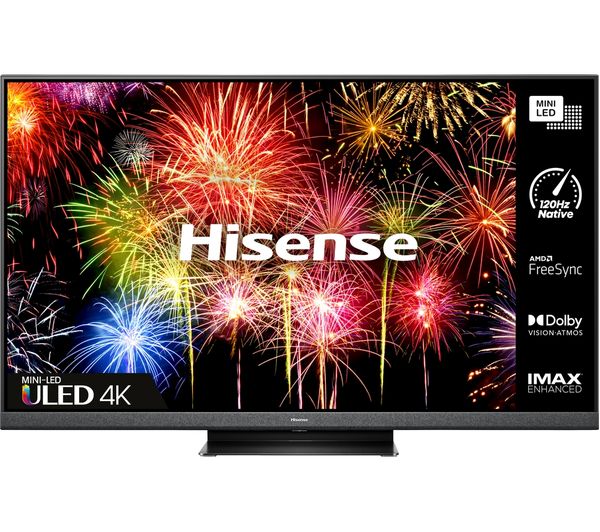 55" Hisense 55U8HQTUK Premium 4K HDR Smart Mini LED TV - Electronic World TV