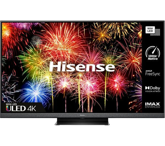 55" Hisense 55U8HQTUK Premium 4K HDR Smart Mini LED TV - Electronic World TV