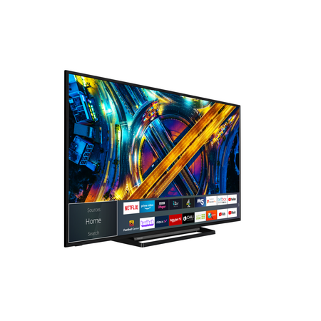 55" Toshiba 55UK3C63DB 4K HDR Smart LED TV - Electronic World TV