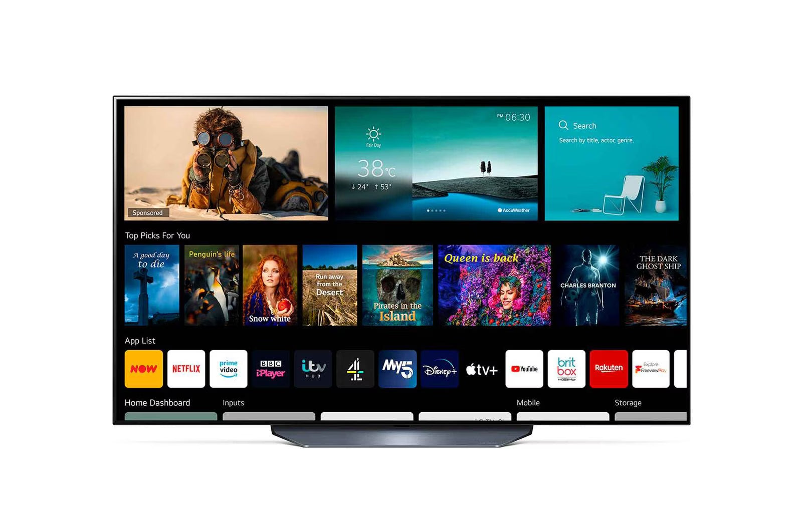 55" LG OLED55B16LA 4K HDR Smart OLED TV - Electronic World TV