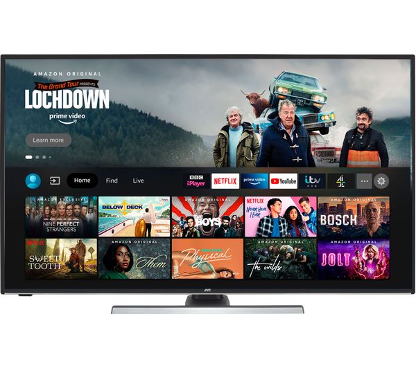 50" JVC LT-50CF890 4K Ultra HD HDR Smart LED Fire TV - Electronic World TV