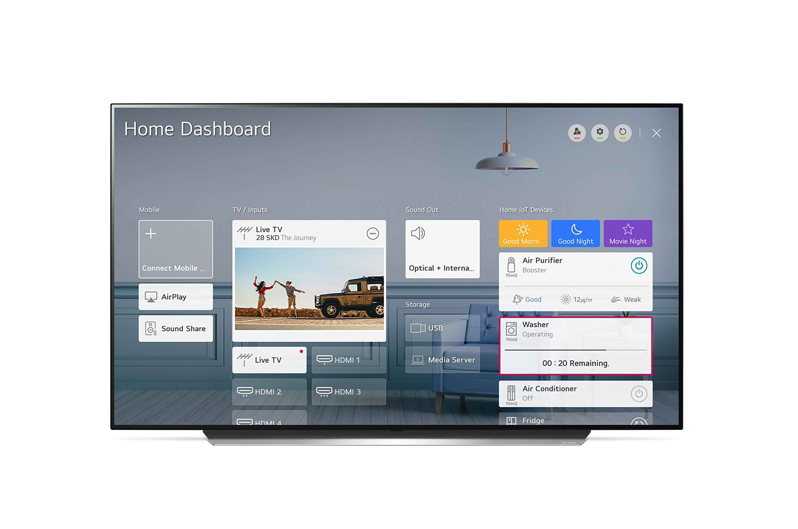 55" LG OLED55CX5LB 4K HDR Smart OLED TV - Electronic World TV