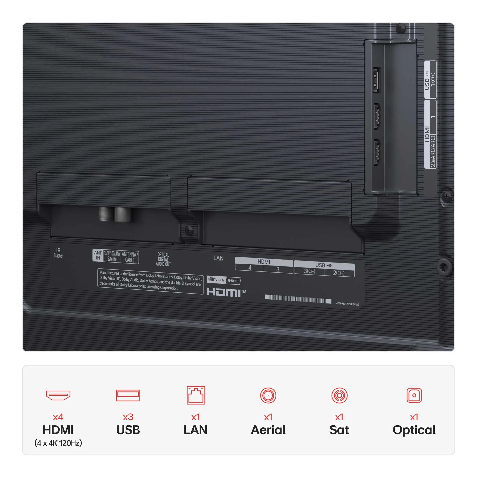 55" LG Evo OLED55G56LS 4K HDR Smart EVO AI OLED TV