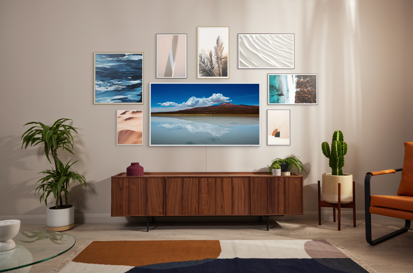 75" Samsung "The Frame" QE75LS03BGUXXU 4K HDR Smart QLED TV - Electronic World TV