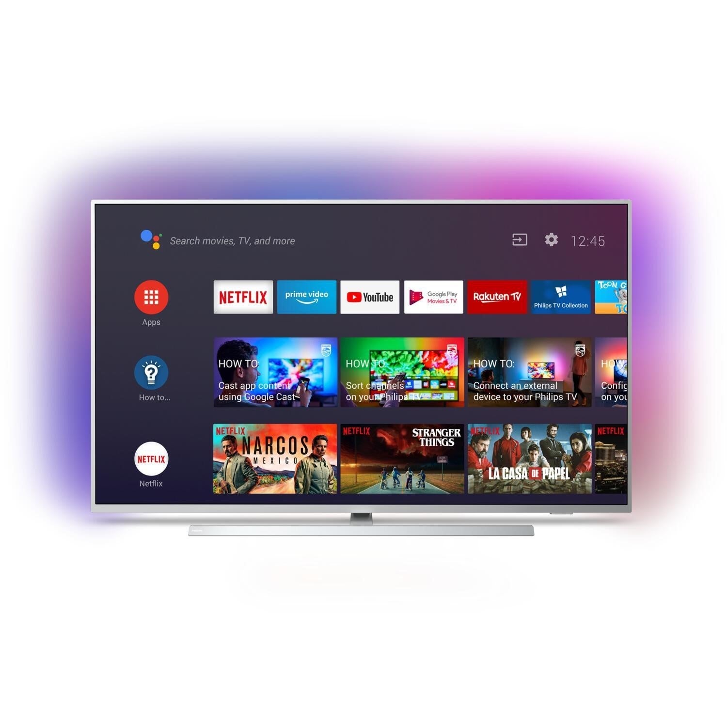 55" Philips 55PUS334/12 Ambilight 4K HDR Android Smart LED TV