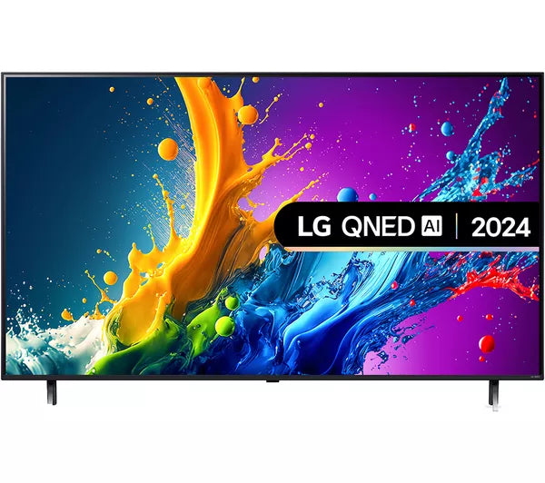 55" LG 55QNED80T6A 4K HDR Quantum Dot Nano Cell Smart QNED TV - Electronic World TV