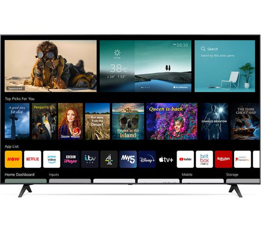43" LG 43UP77006LB 4K Ultra HD HDR Smart LED TV - Electronic World TV