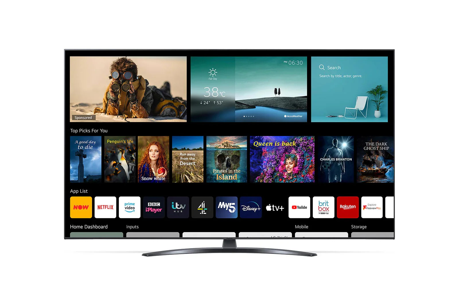 55" LG 55UP78006LB 4K Ultra HD HDR Smart LED TV - Electronic World TV