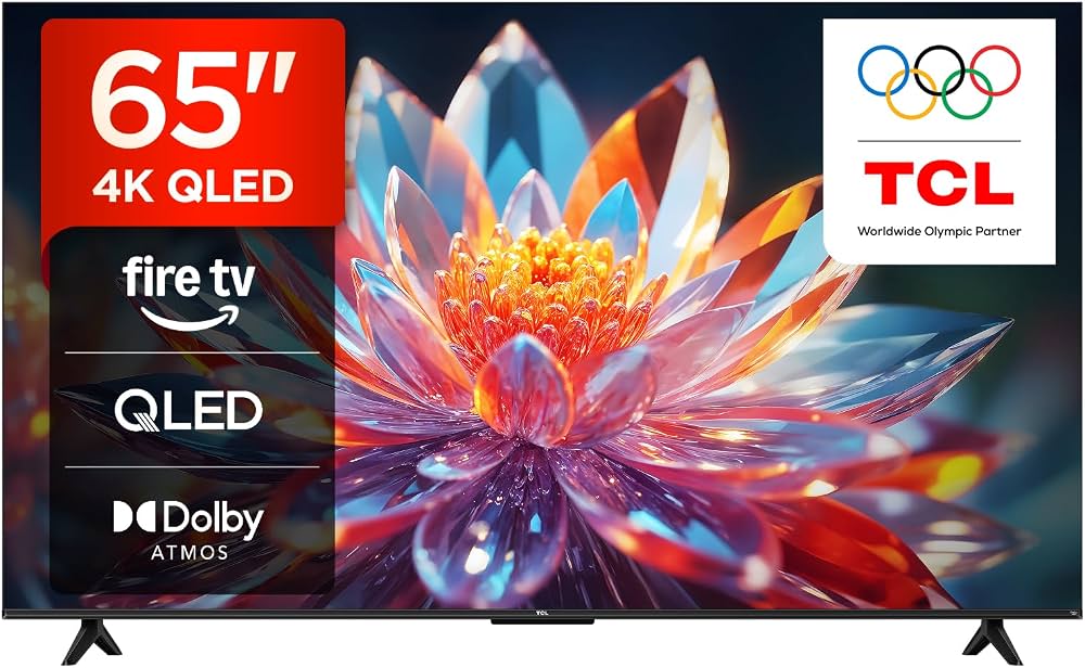 65" TCL 65T6C 4K HDR Smart QLED TV