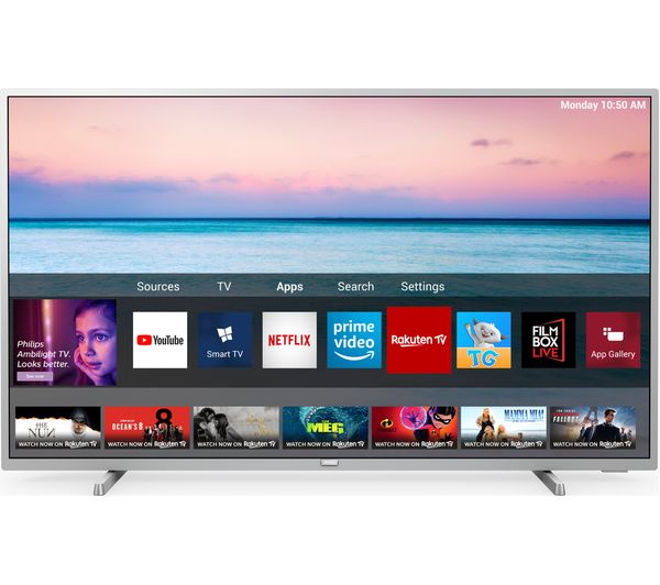 65" Philips 65PUS6554/12 4K HDR Smart LED TV