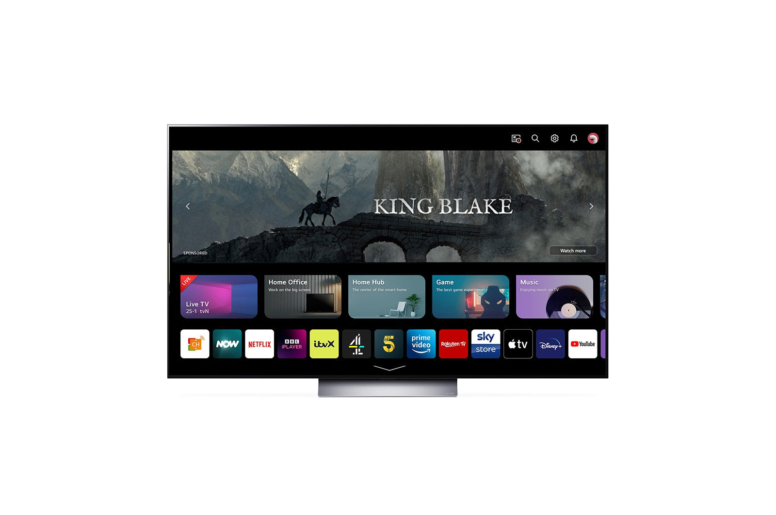 65" LG OLED65C36LC 4K HDR Smart OLED Evo TV - Electronic World TV