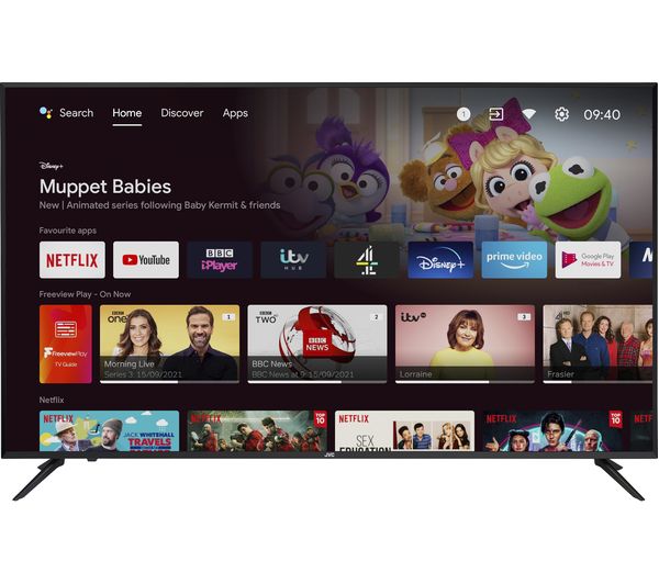 65" JVC LT-65CA890 4K HDR Freeview Play Android Smart LED TV - Electronic World TV