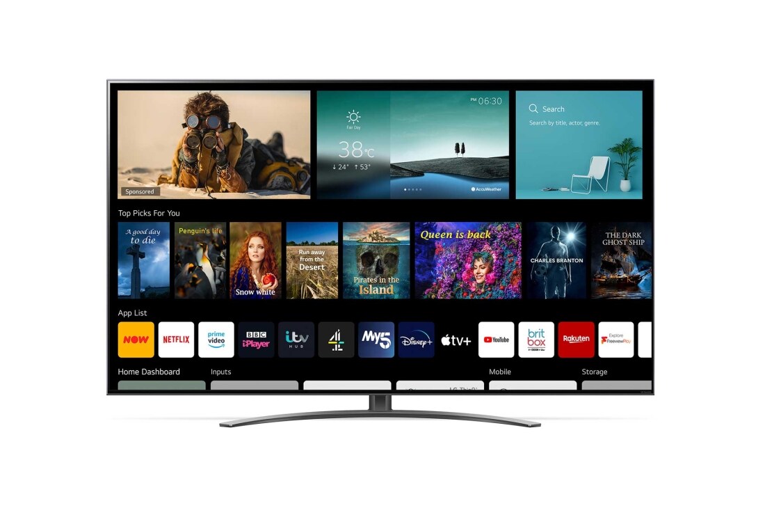 65" LG 65NANO866PA 4K HDR Nano Cell Smart LED TV