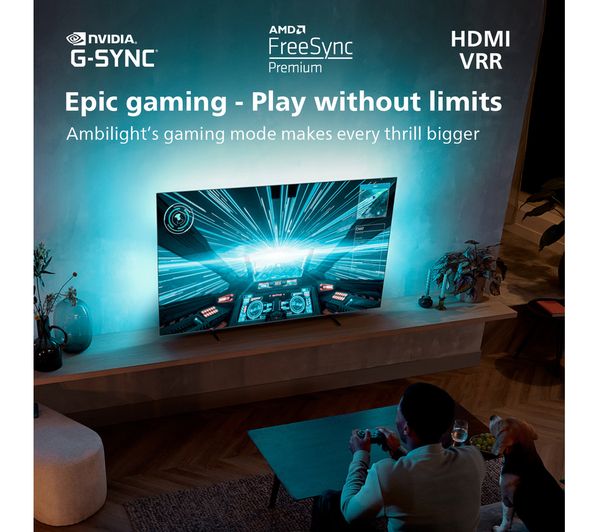 65" Philips 65OLED707/12 Ambilight 4K HDR Android Smart OLED TV