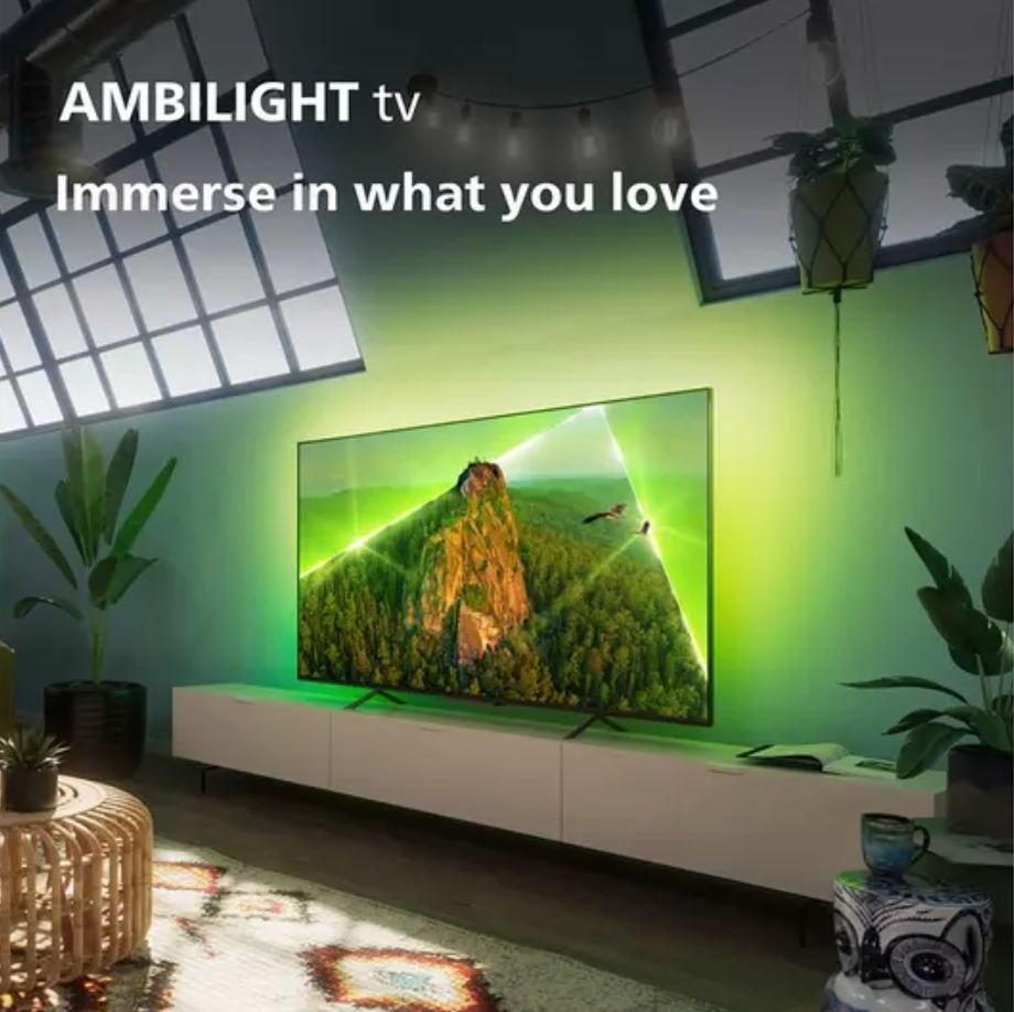 65" Philips 65PUS8108/12 Ambilight 4K HDR Smart LED TV - Electronic World TV