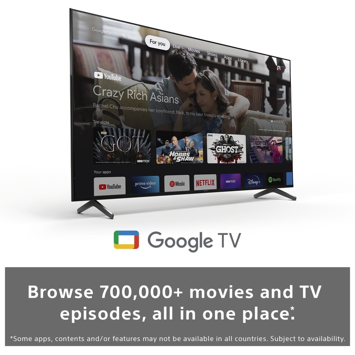 65" Sony Bravia XR65X94JU 4K HDR Google Smart LED TV - Electronic World TV