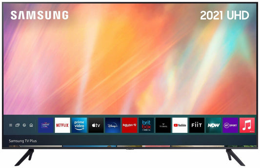 75" Samsung UE75AU7100 4K HDR Crystal Smart LED TV - Electronic World TV