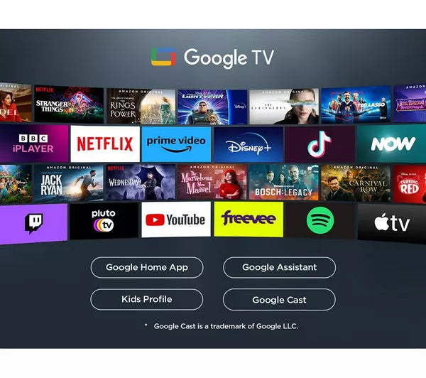 75" Hisense 75P6K-UK 4K HDR Google Smart LED TV
