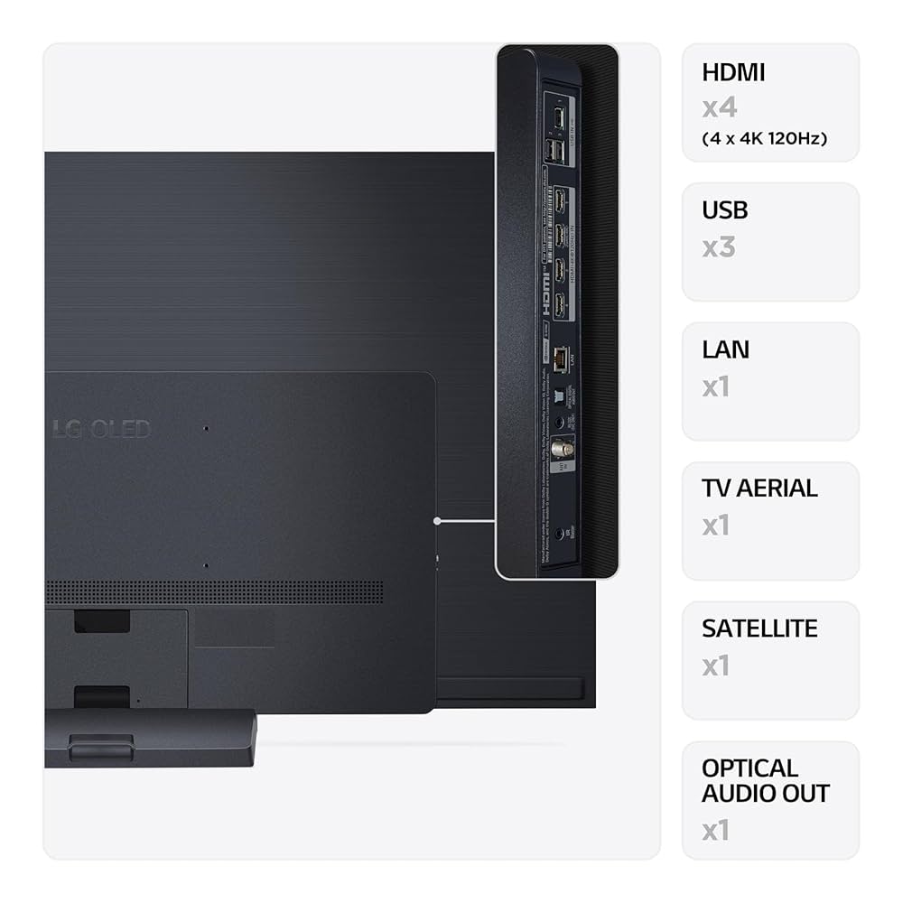 77" LG OLED77C34LA 4K HDR Smart OLED Evo TV - Electronic World TV