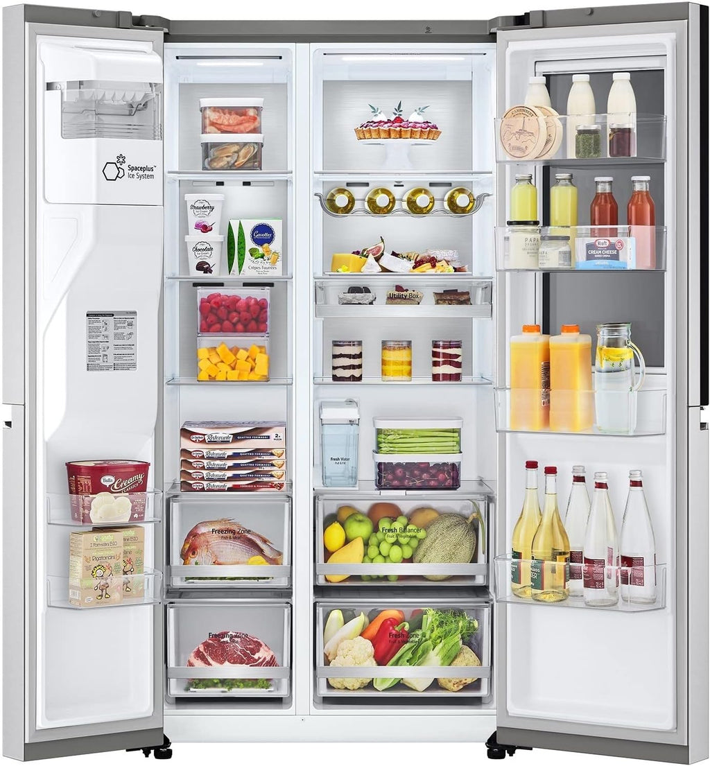 LG GSXV91BSAE INSTAVIEW AMERICAN FRIDGE FREEZER - STAINLESS STEEL