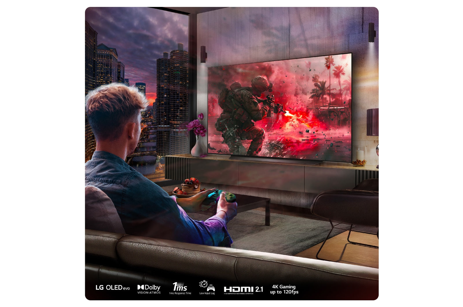 83" LG OLED83C34LA 4K HDR Smart OLED TV - Electronic World TV