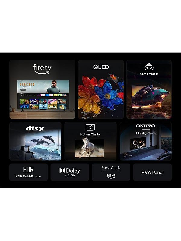 85" TCL 85T6C 4K HDR Smart QLED TV