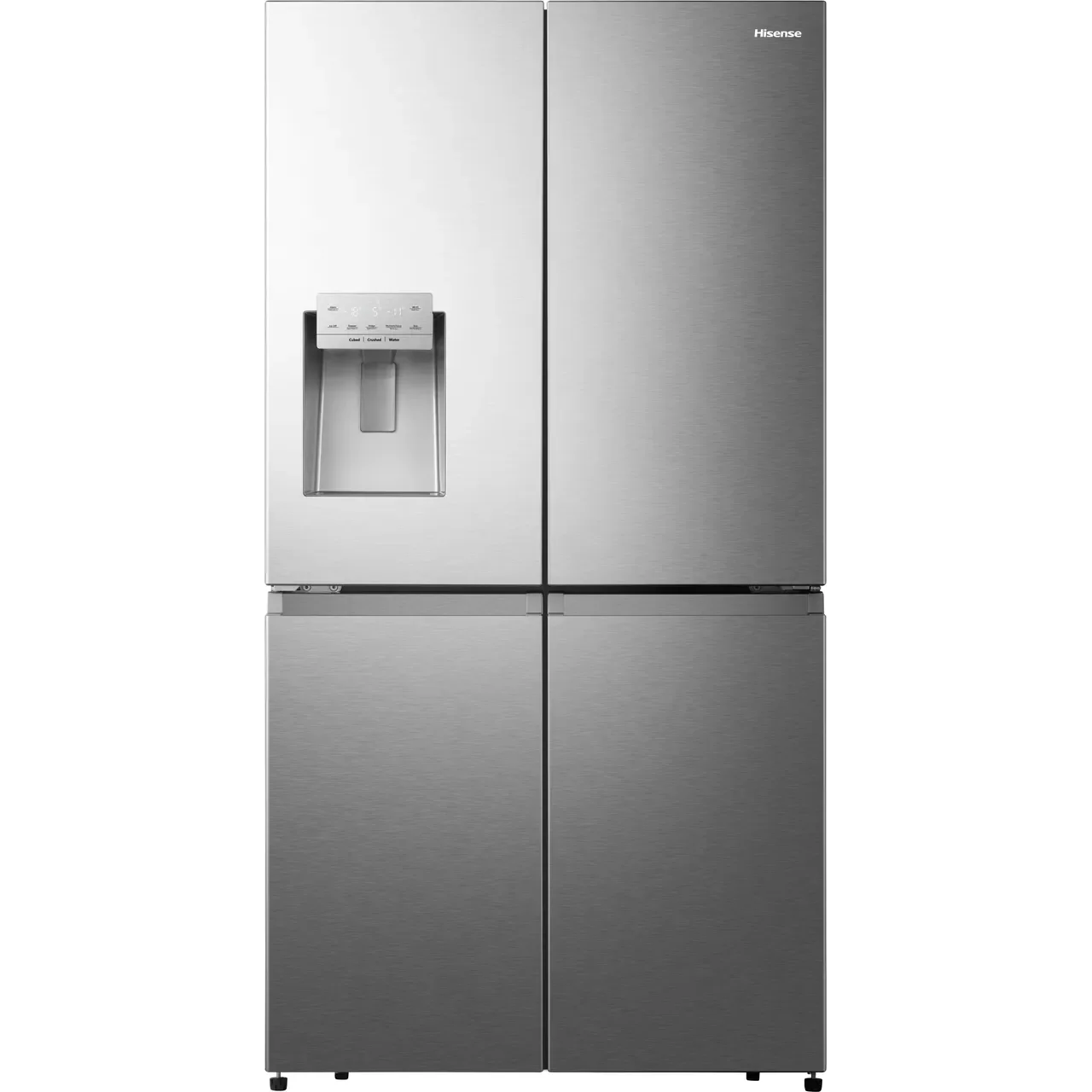 HISENSE RQ760N4SASE PUREFLAT SMART AMERICAN FRIDGE FREEZER - STAINLESS STEEL - Electronic World TV
