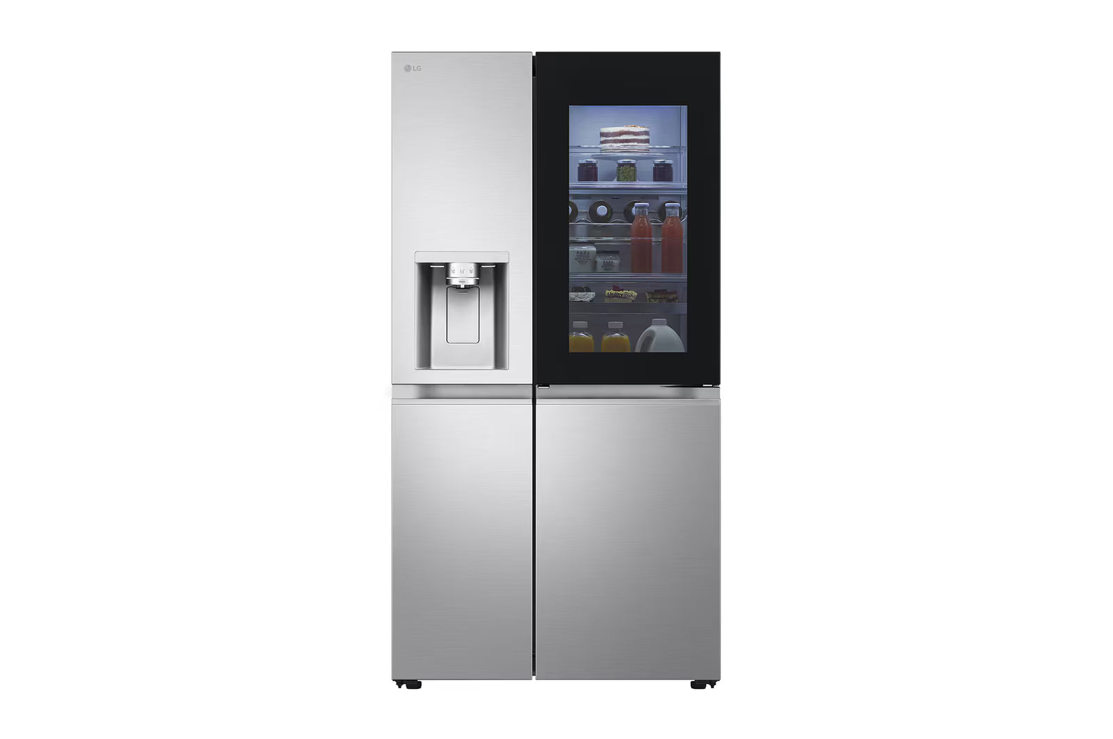LG GSXE90BSDD INSTAVIEW AMERICAN FRIDGE FREEZER -BRUSHED STEEL - Electronic World TV