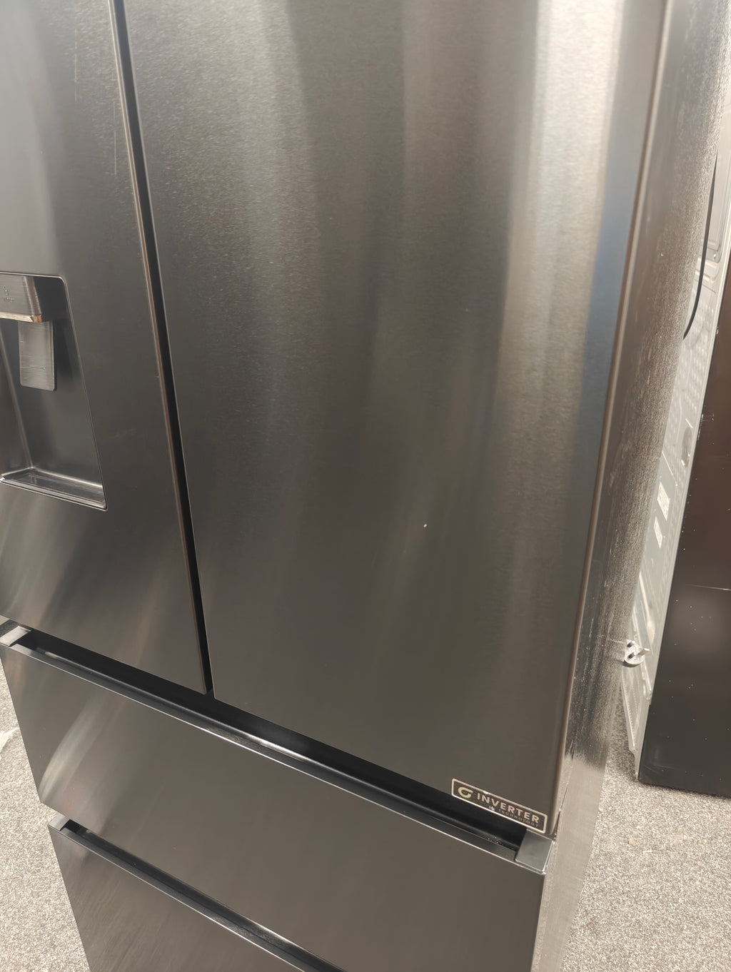 HISENSE RF632N4WFE BLACK NARROW AMERICAN FRIDGE FREEZER