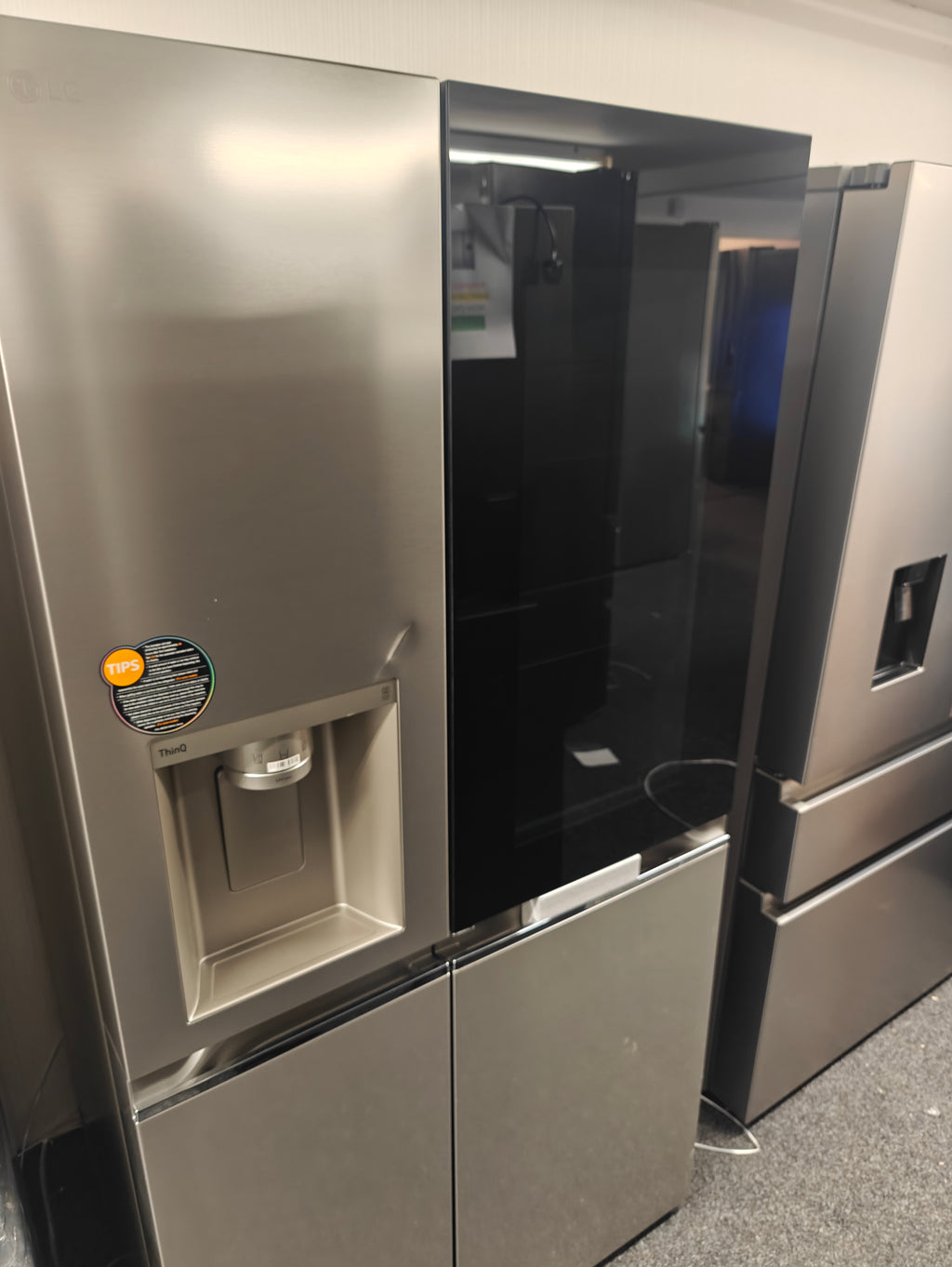 LG GSXV91BSAE INSTAVIEW AMERICAN FRIDGE FREEZER - STAINLESS STEEL