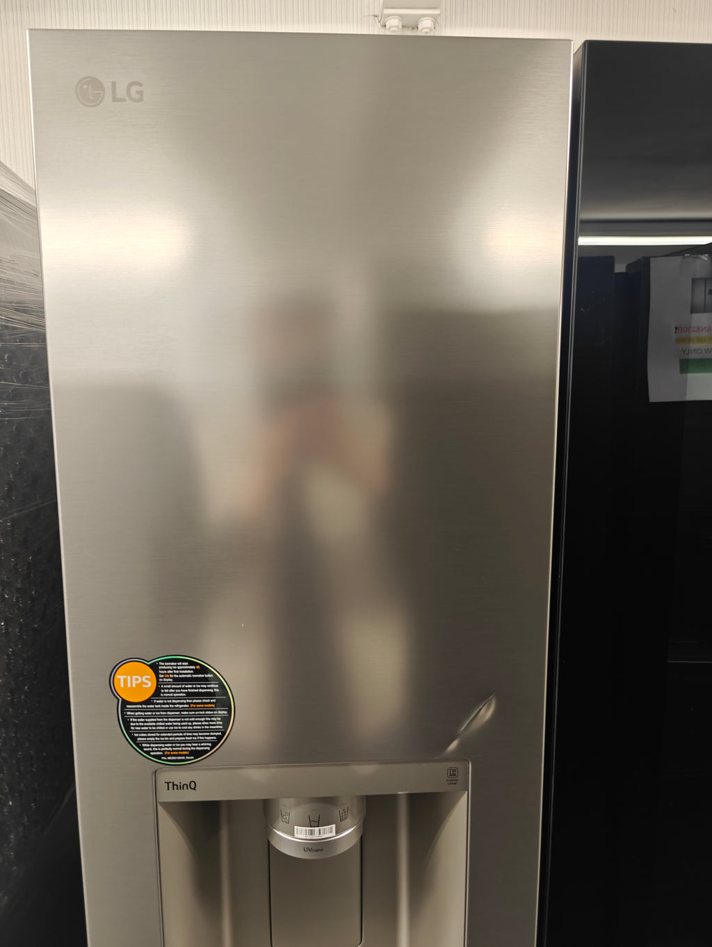 LG GSXV91BSAE INSTAVIEW AMERICAN FRIDGE FREEZER - STAINLESS STEEL