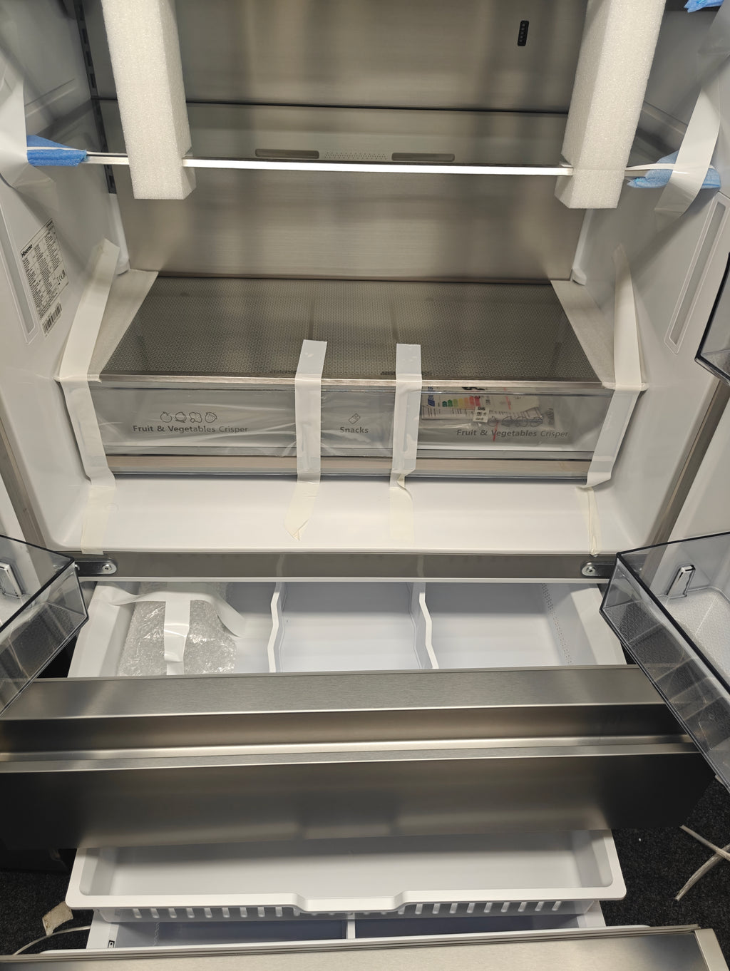 HISENSE RF749N4SWSE PUREFLAT AMERICAN FRIDGE FREEZER - STAINLESS STEEL
