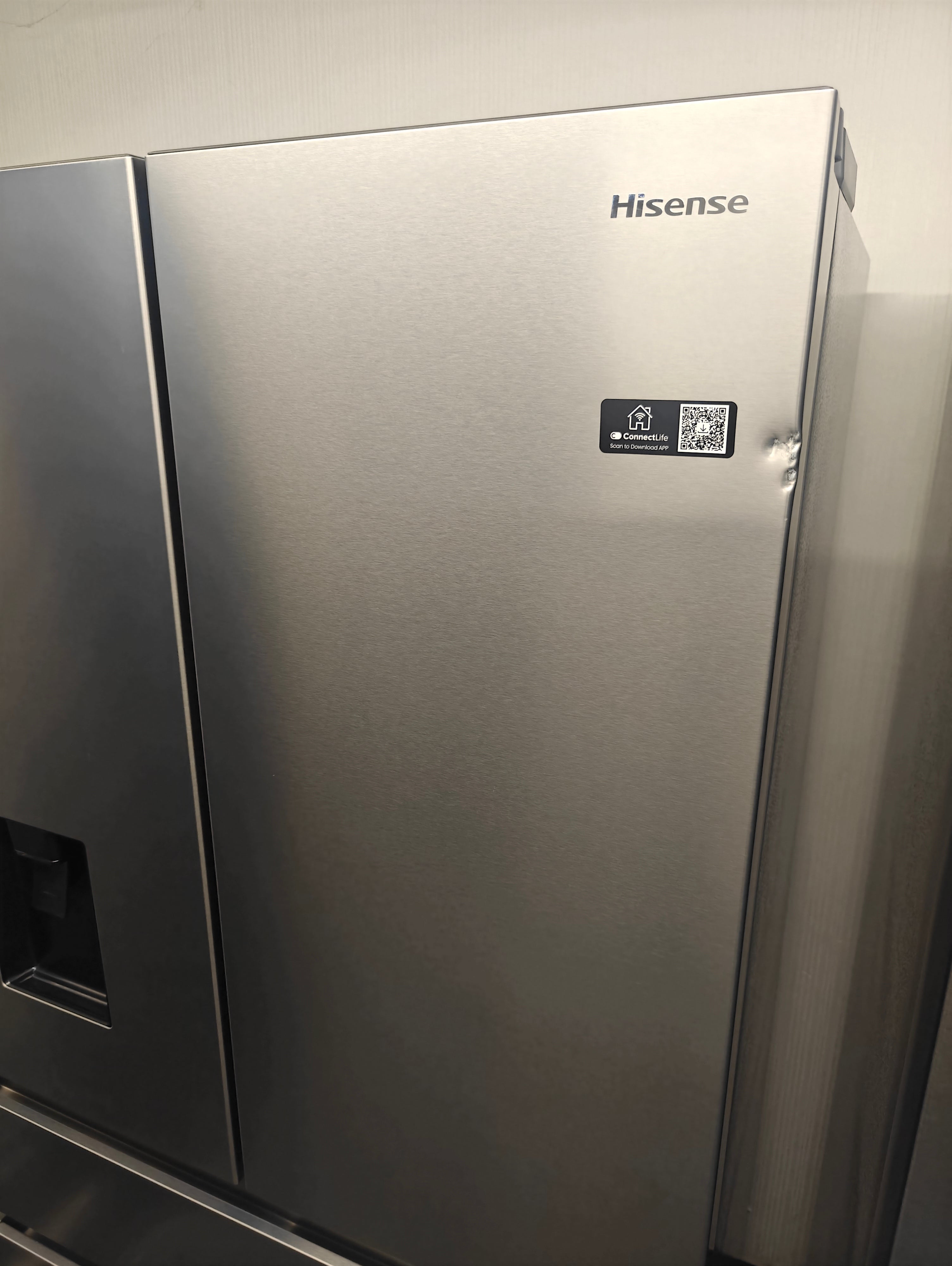 HISENSE RF749N4SWSE PUREFLAT SMART AMERICAN FRIDGE FREEZER - STAINLESS STEEL - Electronic World TV
