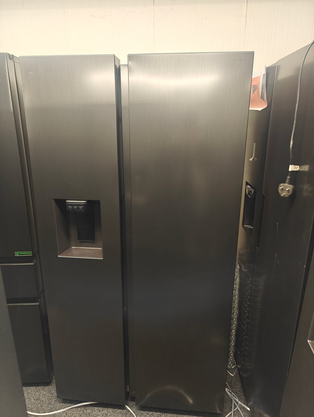 SAMSUNG RS68A884CB1 SPACEMAX AMERICAN FRIDGE FREEZER - STAINLESS STEEL