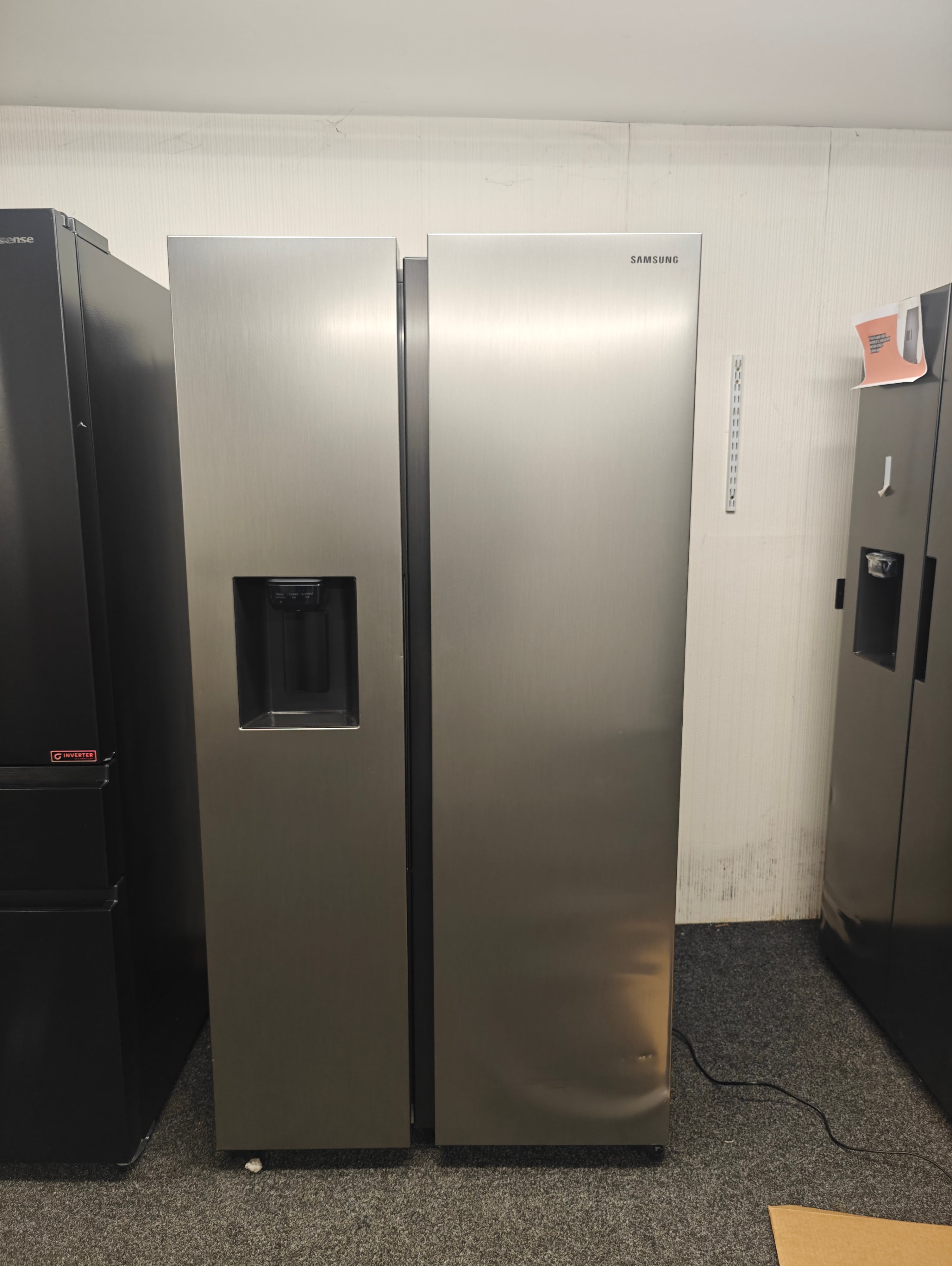 SAMSUNG RS68A8820S9 SPACEMAX AMERICAN FRIDGE FREEZER - STAINLESS STEEL - Electronic World TV