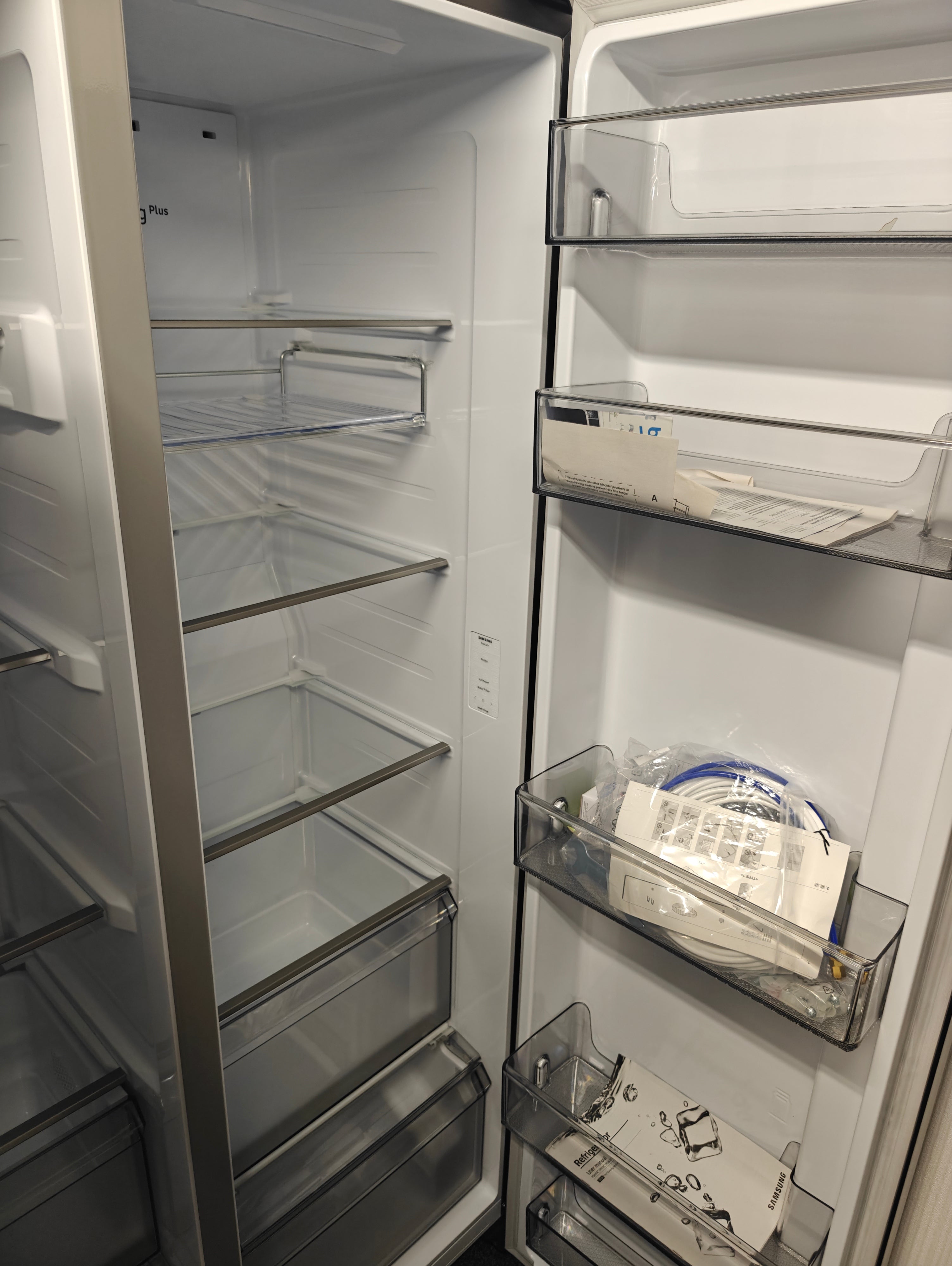 SAMSUNG RS68CG883DS9EU SPACEMAX AMERICAN FRIDGE FREEZER - STAINLESS STEEL. - Electronic World TV